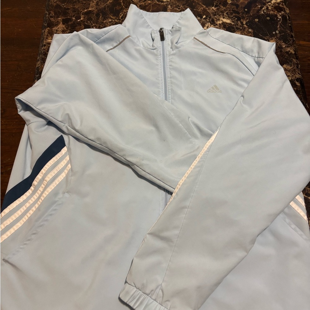 Adidas Sky Blue Sports Jacket
